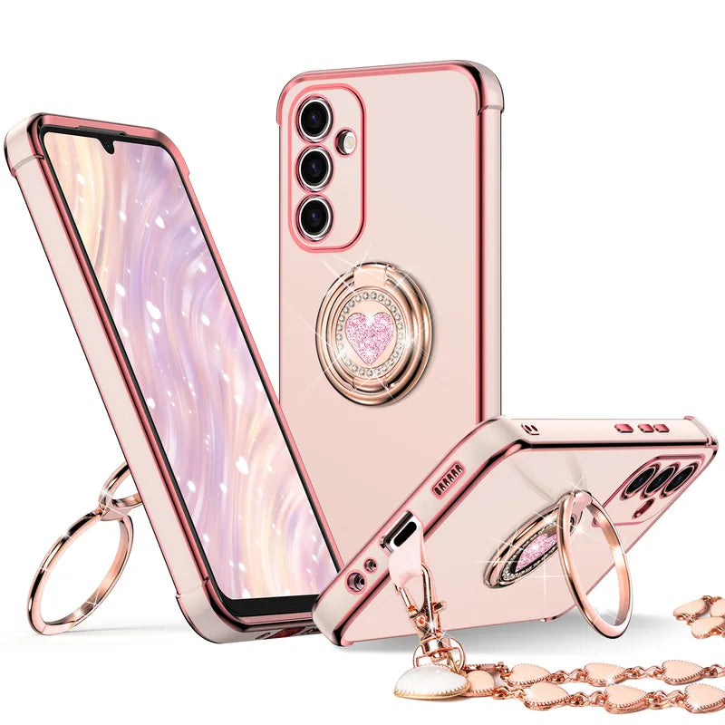 Classic Chrome Phone Case For Samsung A Series