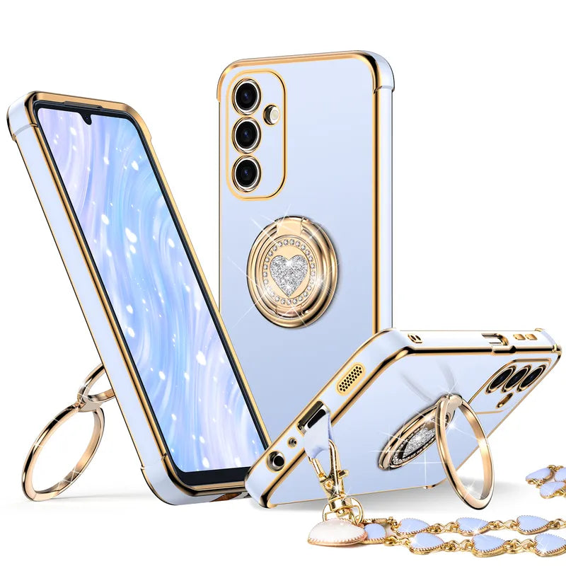 Classic Chrome Phone Case For Samsung A Series