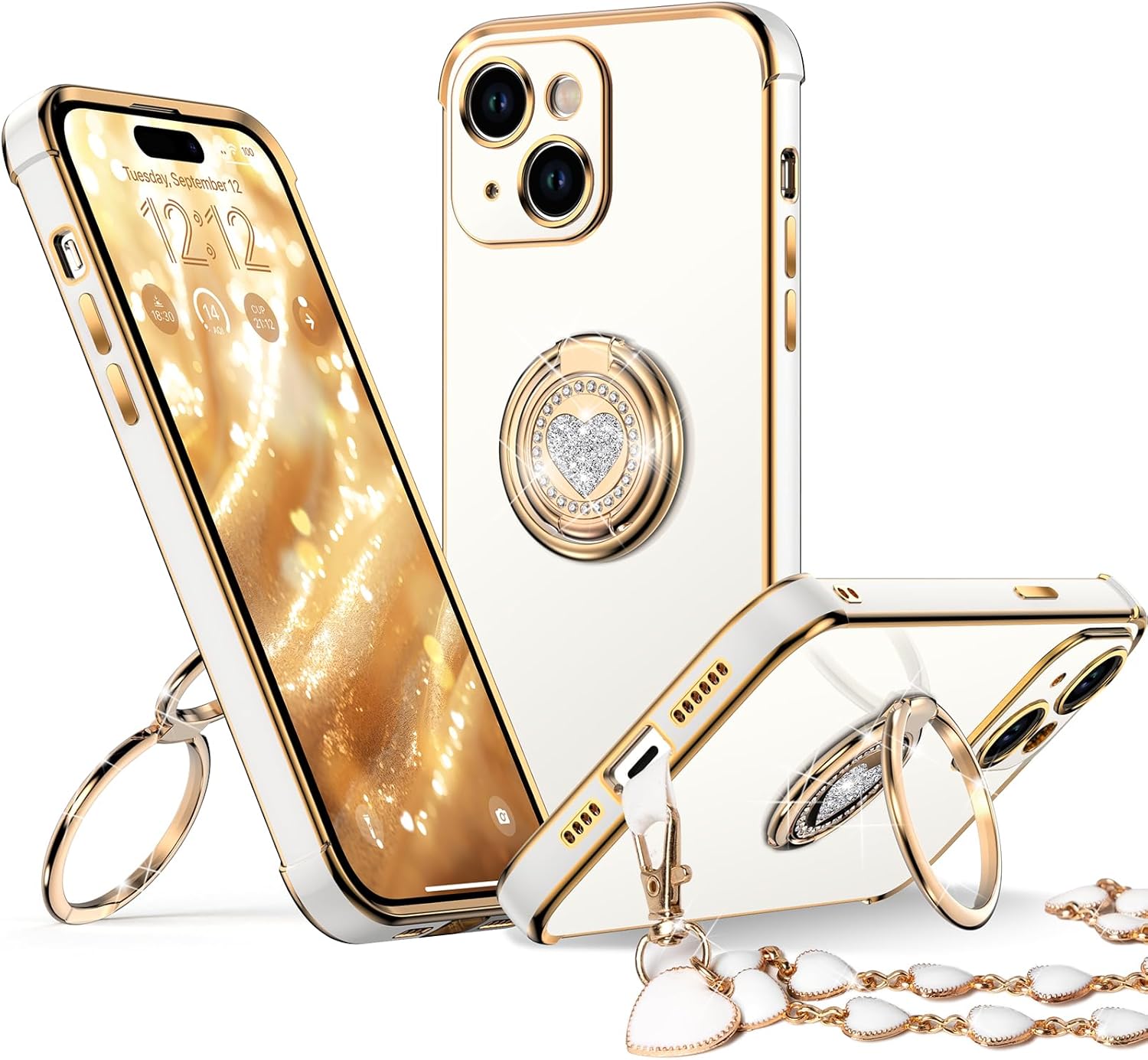 XYZ phone case for iPhone 15 Plus in White — stylish and protective