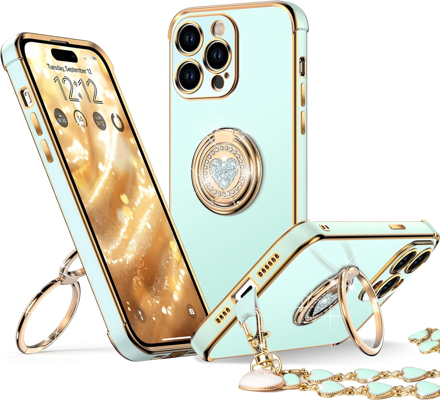 XYZ phone case for iPhone 15 Pro in Green — stylish and protective