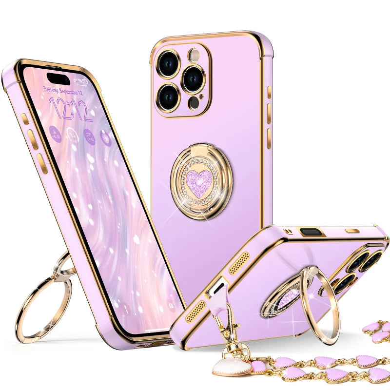 XYZ phone case for iPhone 16 Pro in Purple — stylish and protective