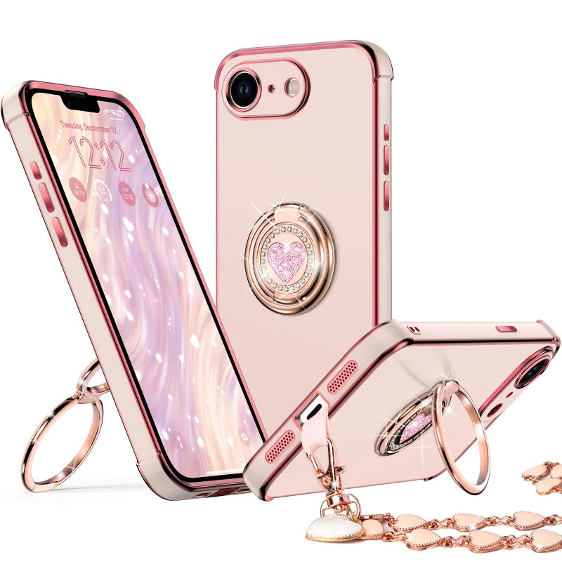 XYZ phone case for iPhone 16 in Pink — stylish and protective