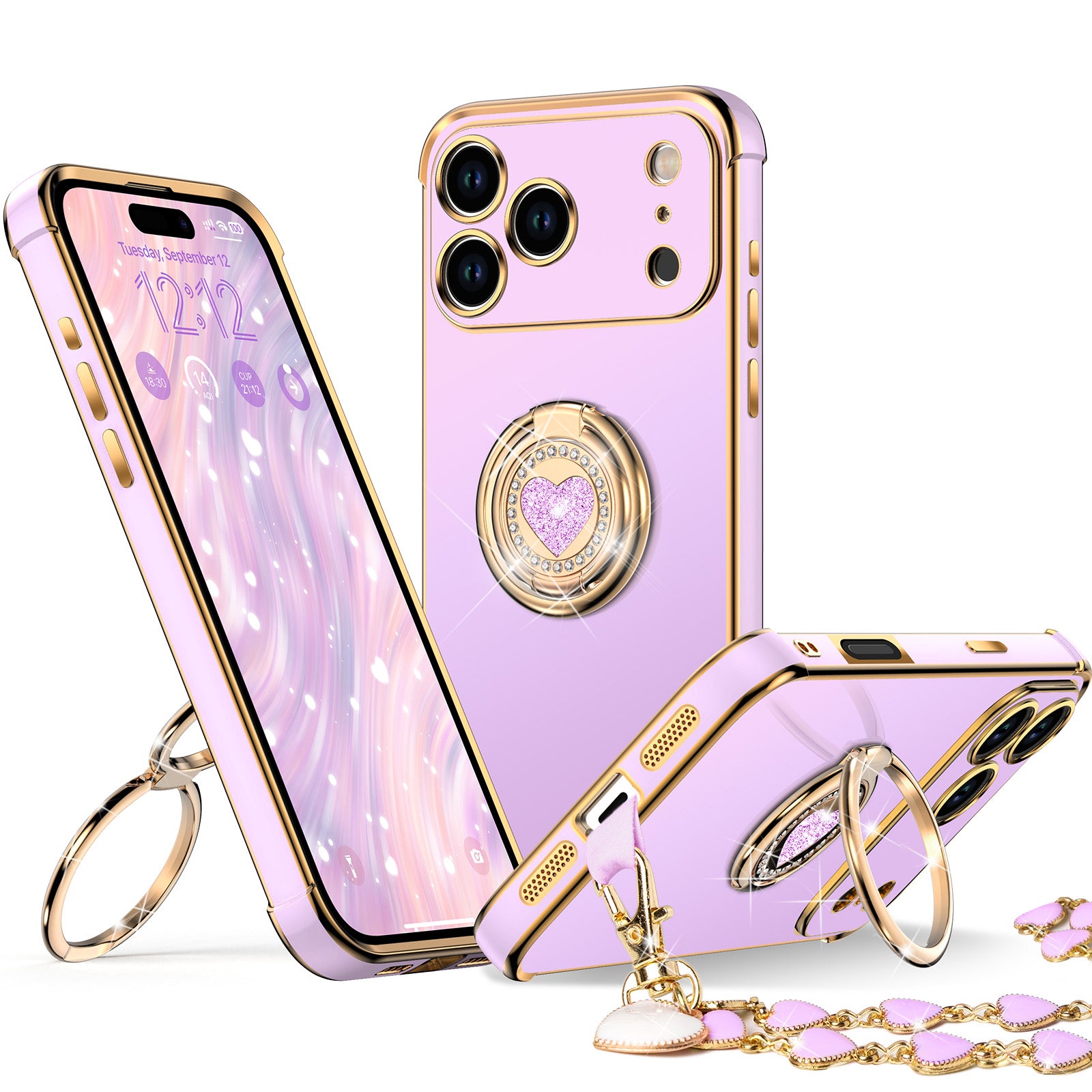 XYZ phone case for iPhone 17 Pro Max in Purple — stylish and protective