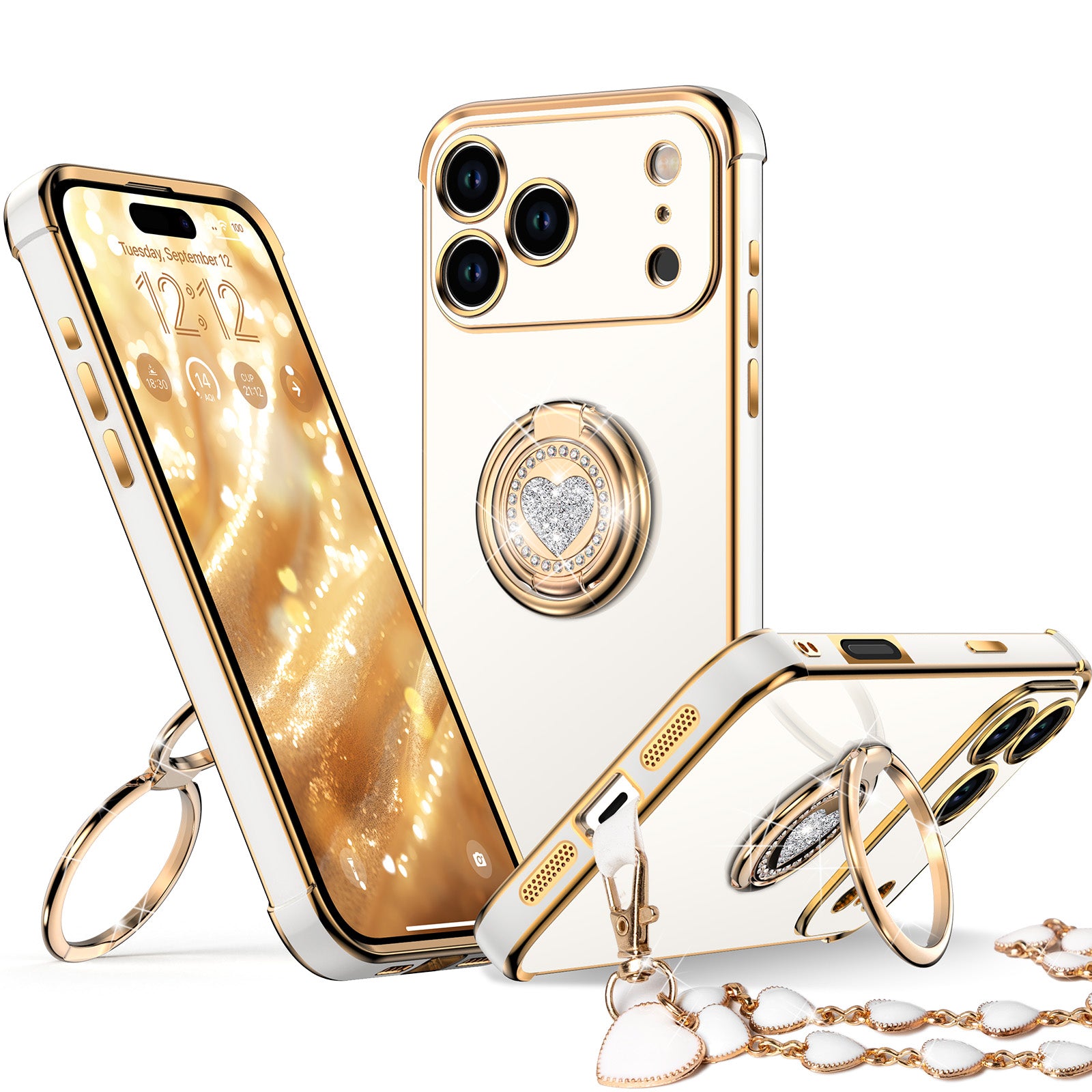 XYZ phone case for iPhone 17 Pro Max in White — stylish and protective