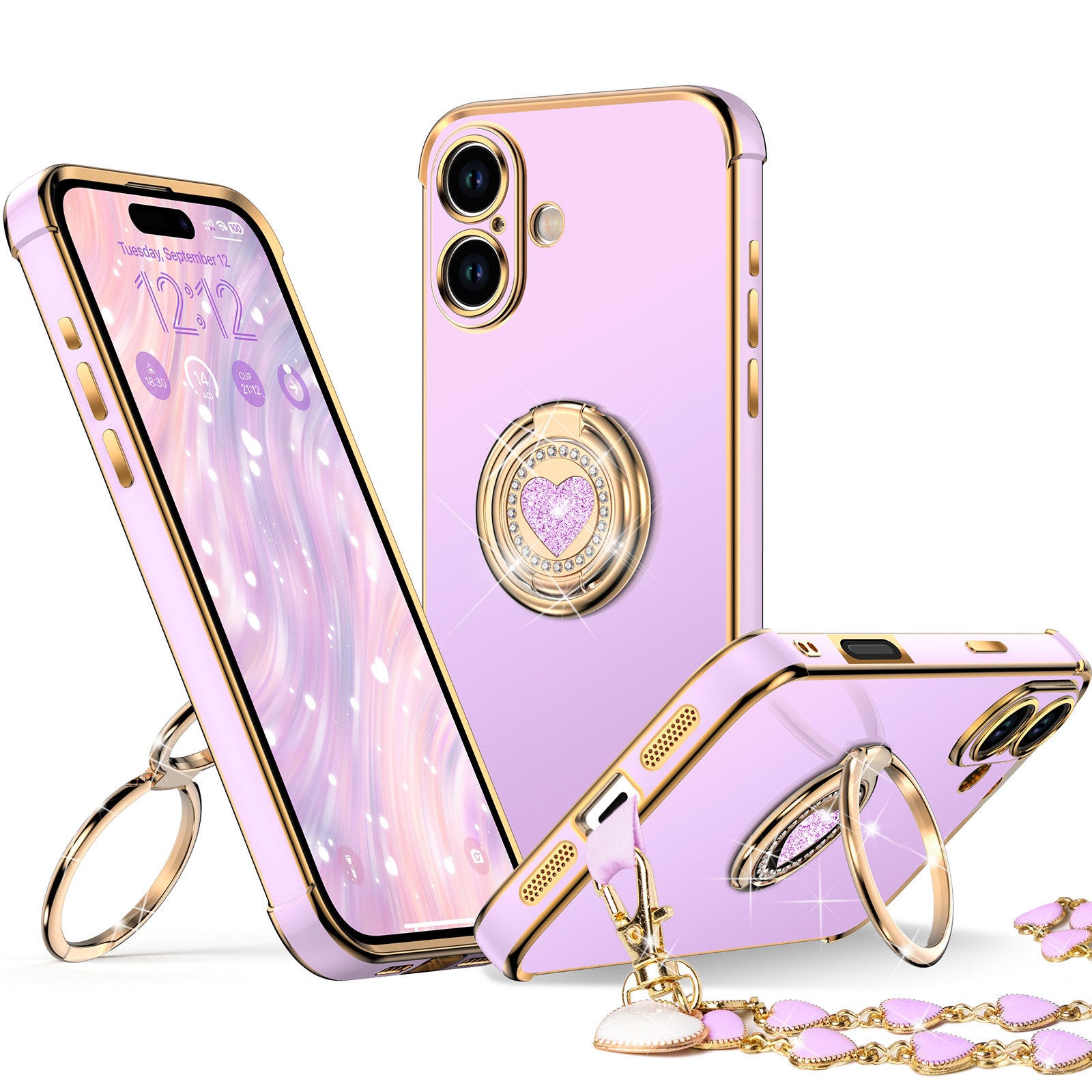 XYZ phone case for iPhone 17 Pro in Purple — stylish and protective