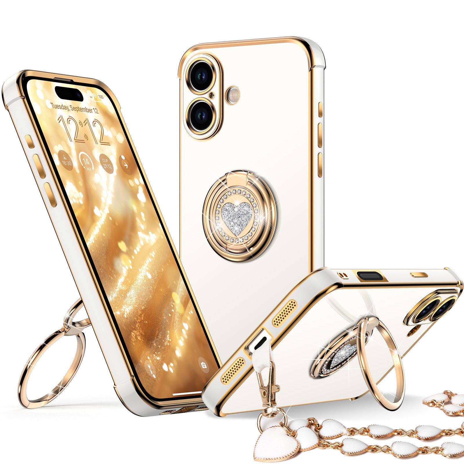 XYZ phone case for iPhone 17 in White — stylish and protective