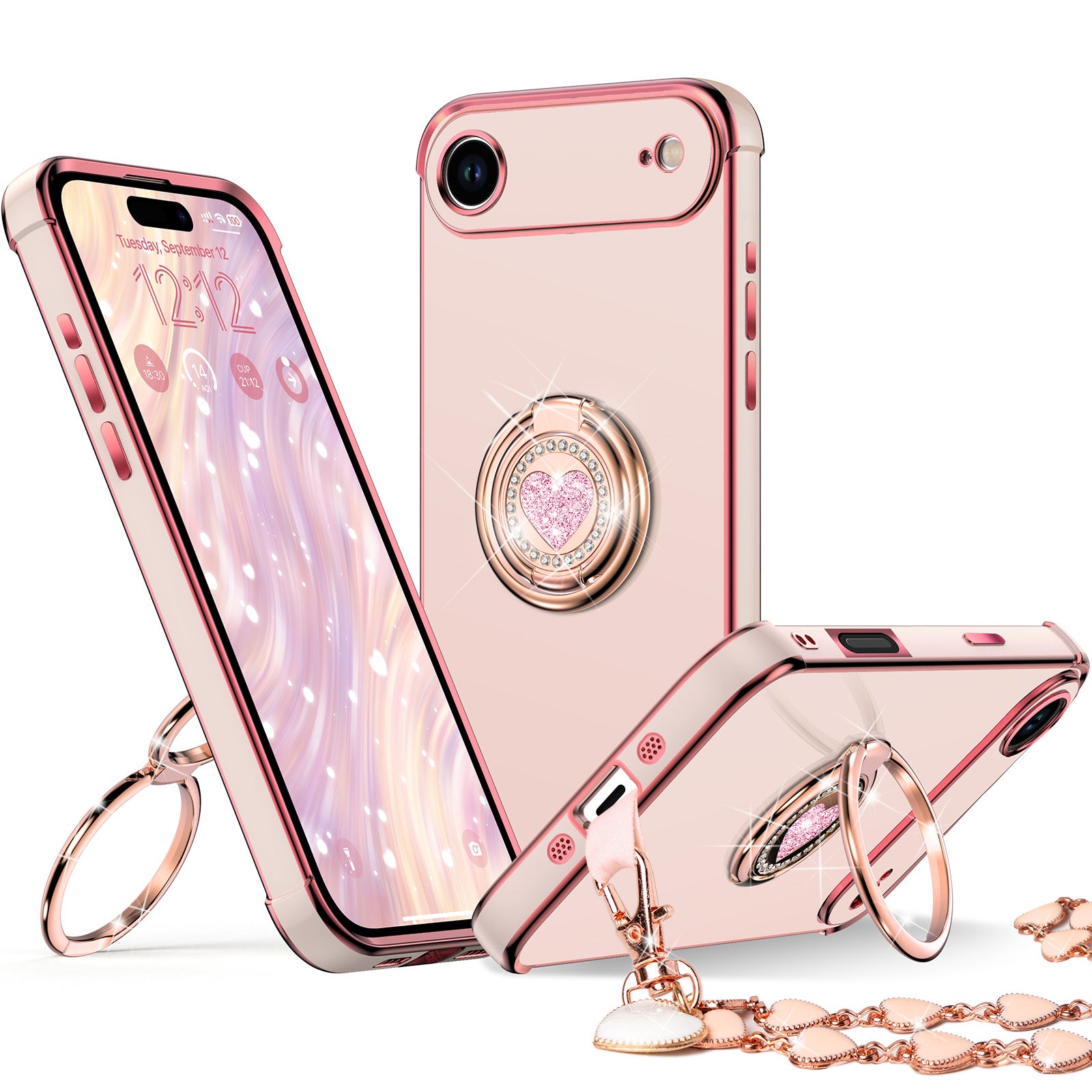 XYZ phone case for iPhone 17 in Pink — stylish and protective