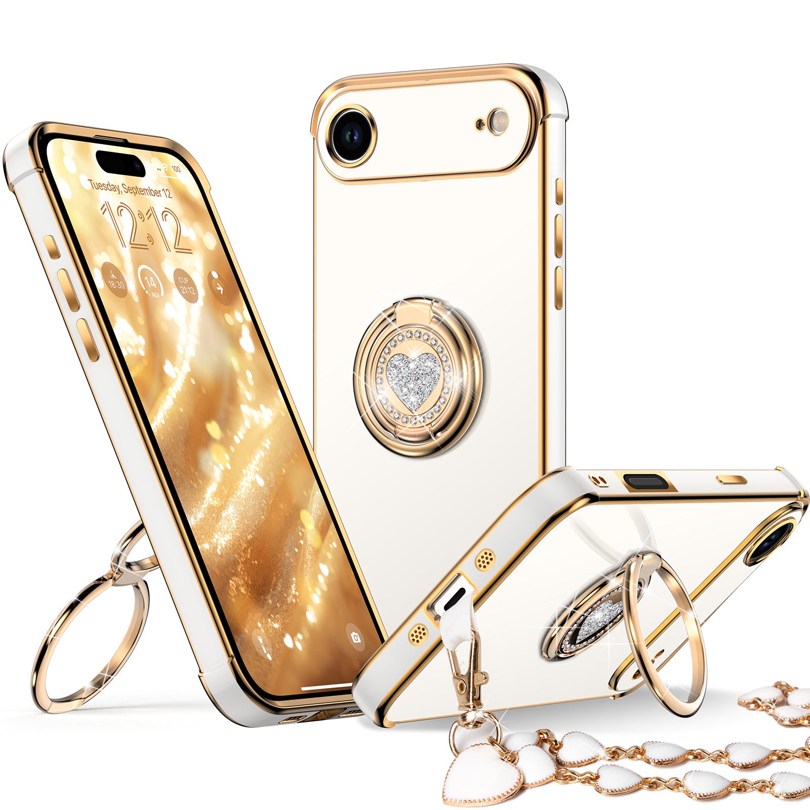 XYZ phone case for iPhone 17 in White — stylish and protective