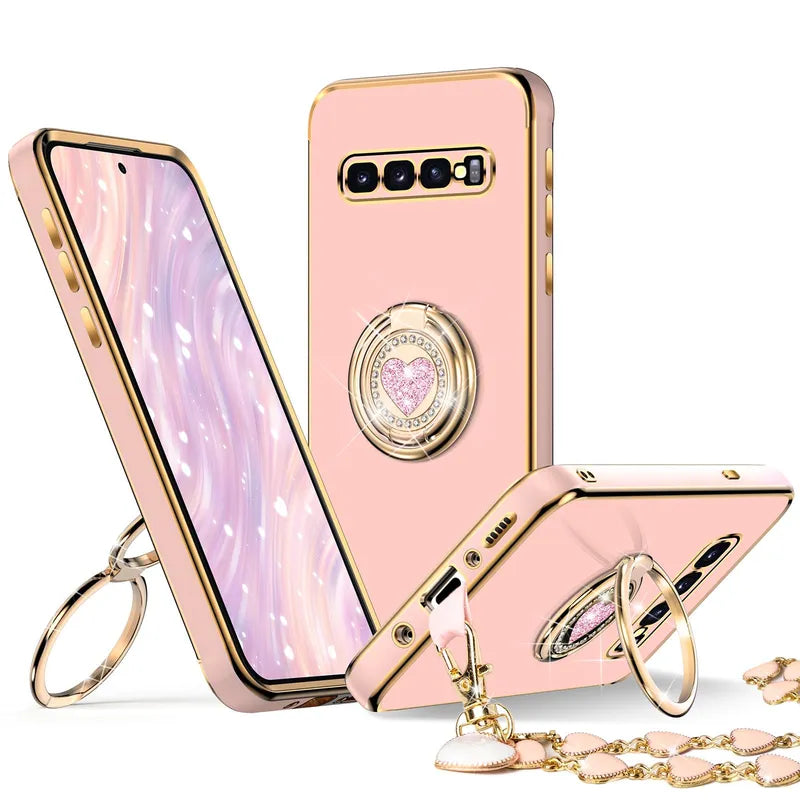 Classic Chrome Phone Case For Samsung S10 Series