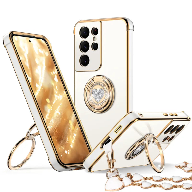 Classic Chrome Phone Case For Samsung S21 Series