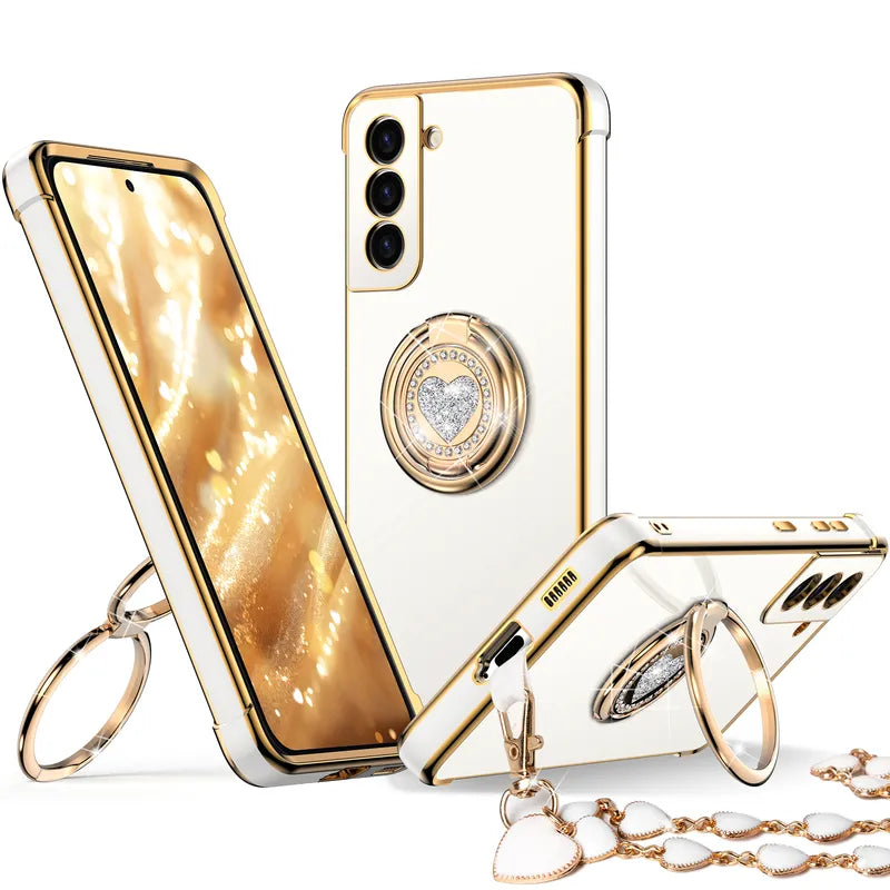 Classic Chrome Phone Case For Samsung S21 Series