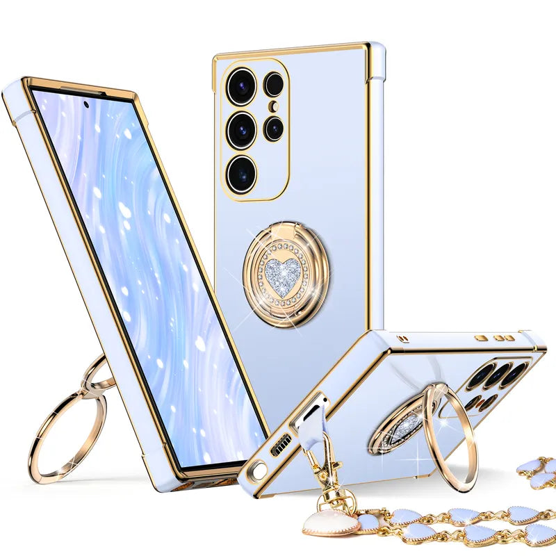 Classic Chrome Phone Case For Samsung S22 Series