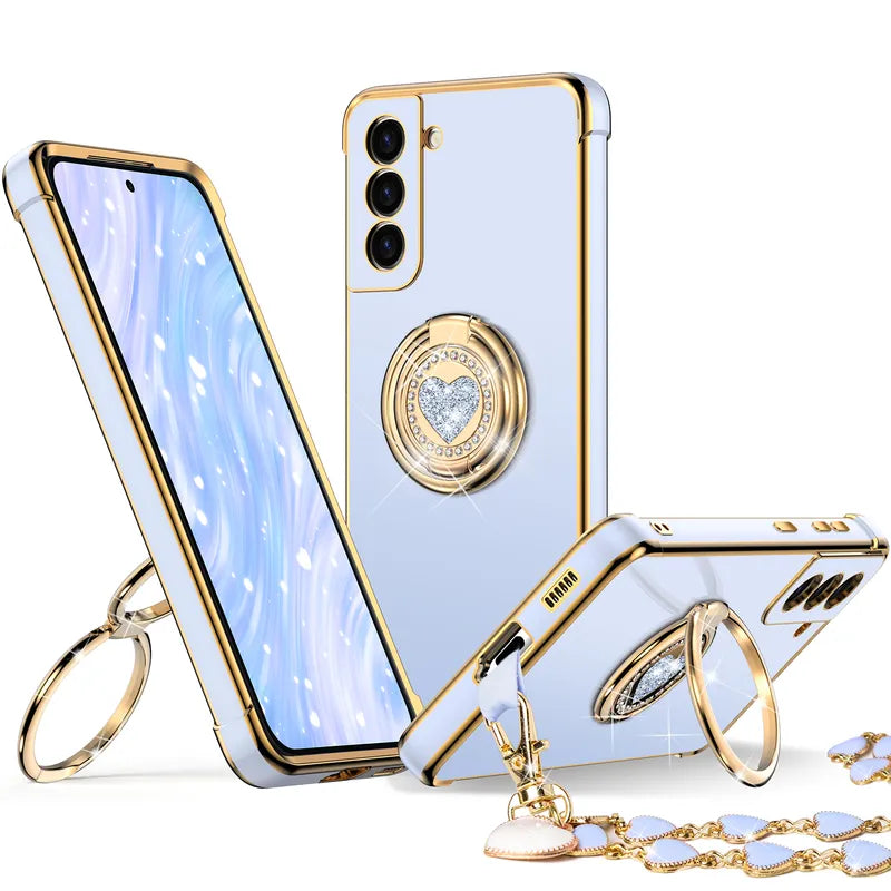 Classic Chrome Phone Case For Samsung S22 Series