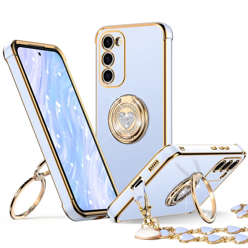 Classic Chrome Phone Case For Samsung S23 Series