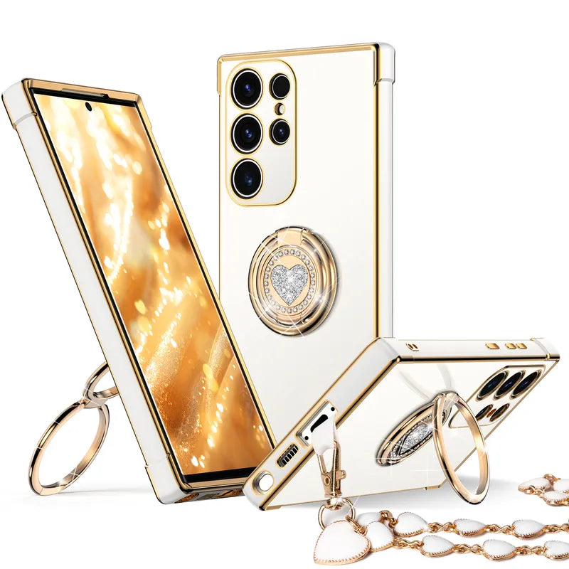 Classic Chrome Phone Case For Samsung S23 Series