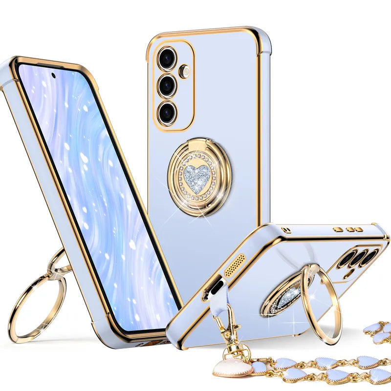 XYZ phone case for Samsung Galaxy S24 in Blue — stylish and protective