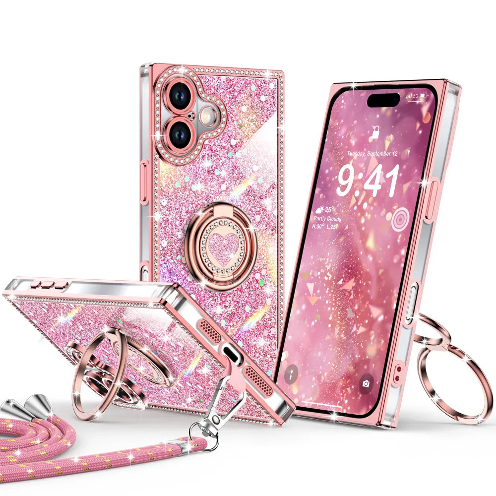 XYZ phone case for iPhone 17 Pro in Pink — stylish and protective