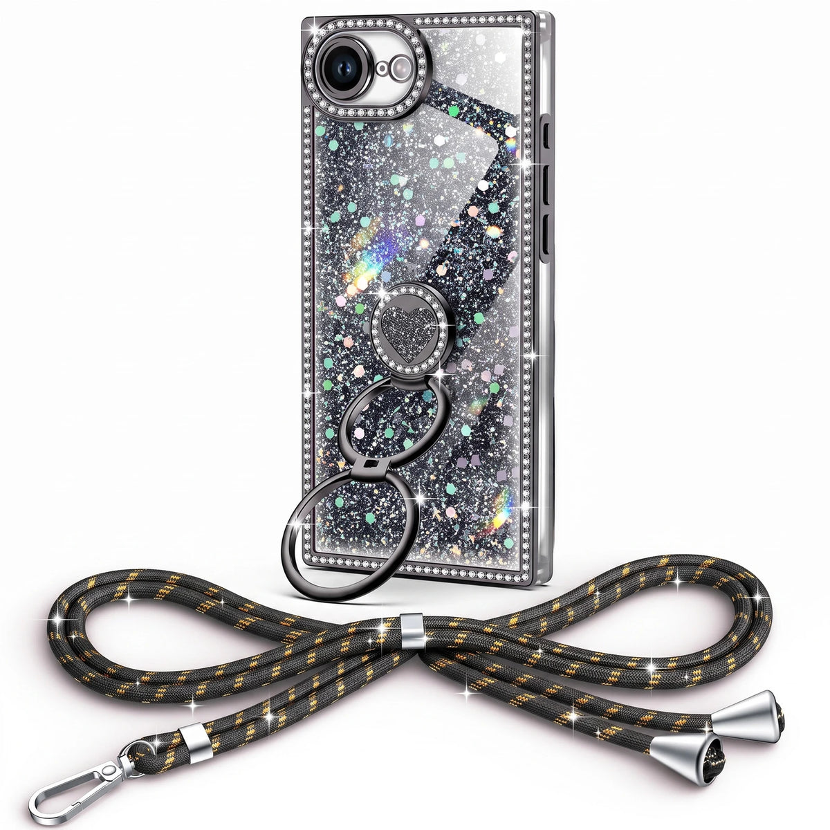 Sparkle Stones Black iPhone 17e