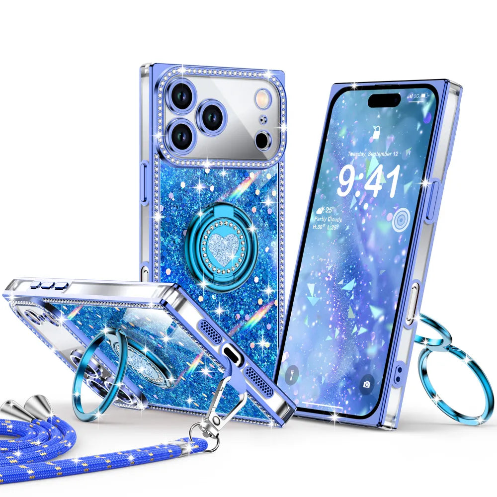 Sparkle Stones Blue iPhone 18 Pro Max