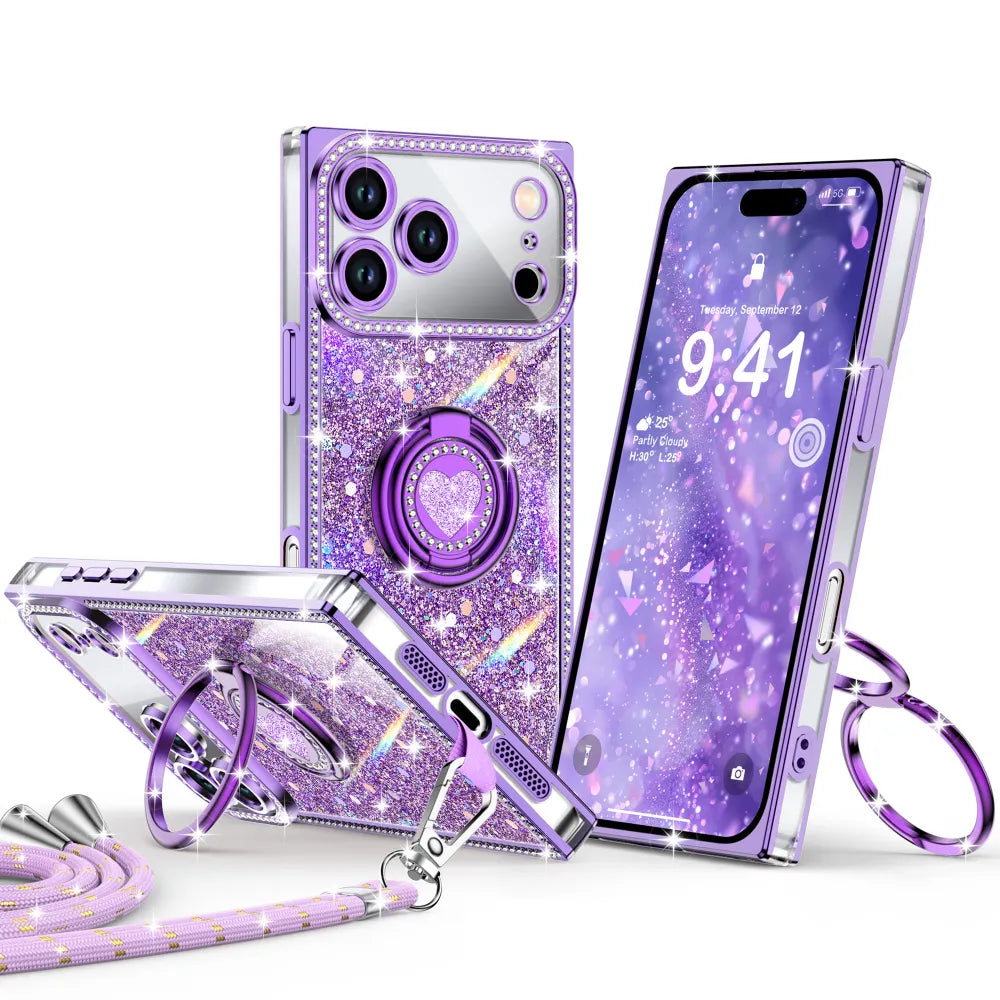 Sparkle Stones Purple iPhone 18 Pro Max