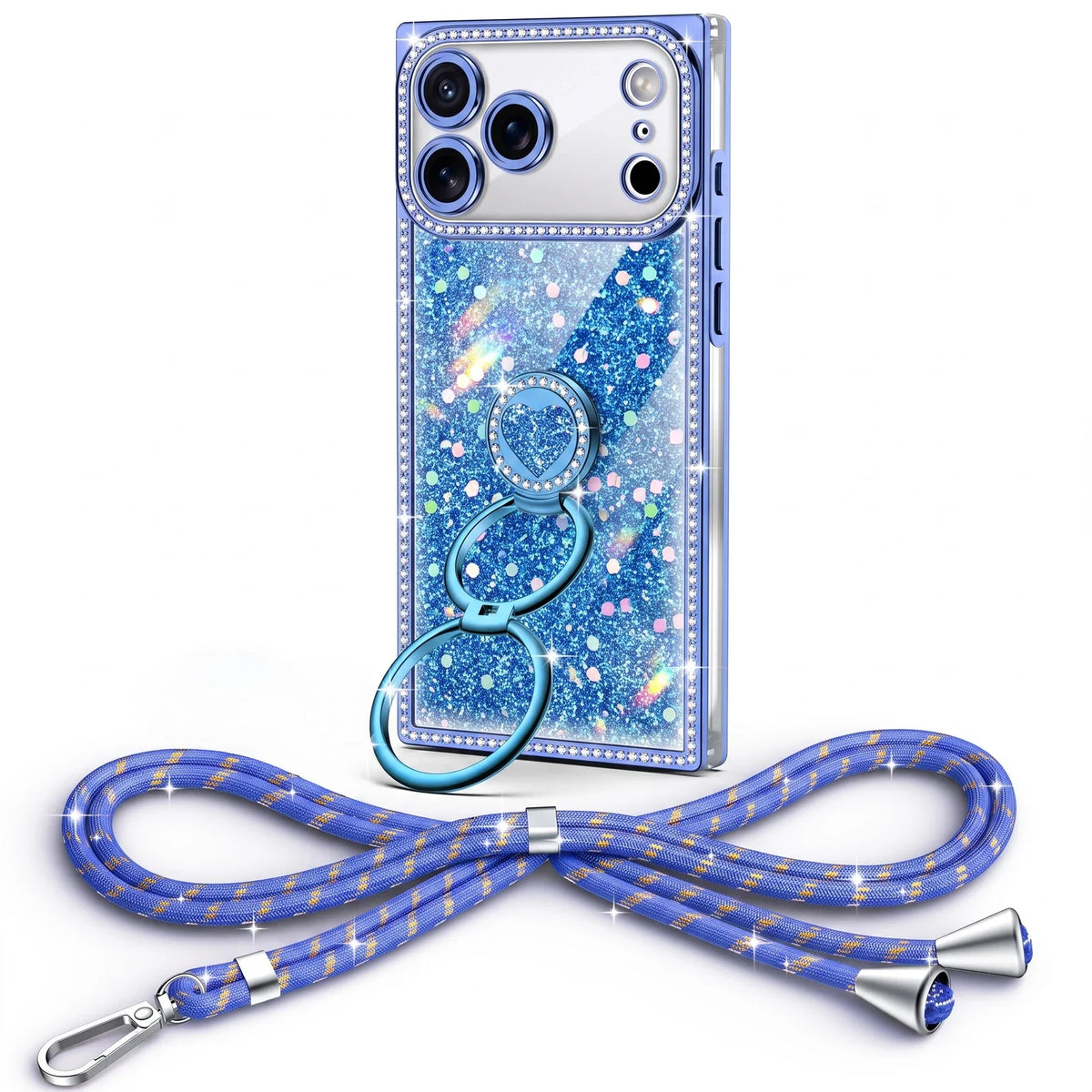 Sparkle Stones Blue iPhone 18 Pro
