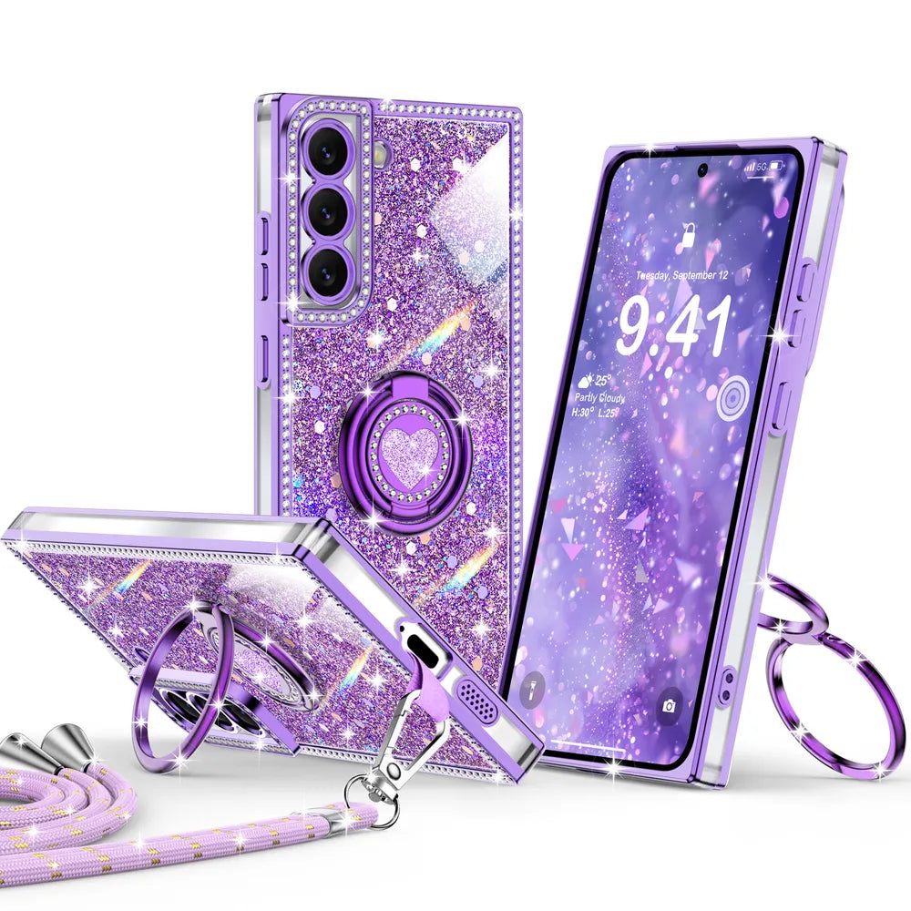XYZ phone case for Samsung Galaxy S22 in Purple — stylish and protective