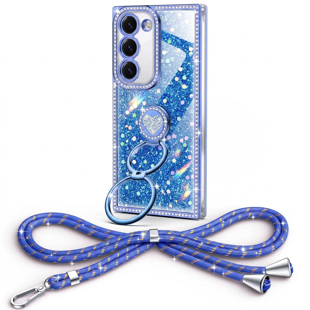 Sparkle Stones Blue Galaxy S23 Plus