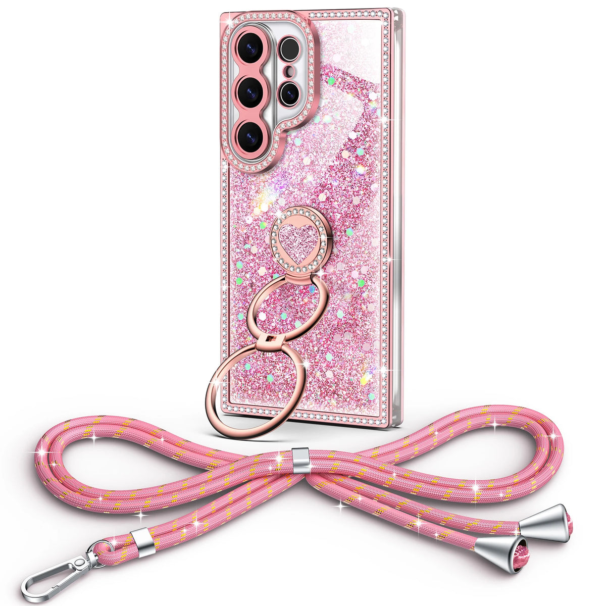 Sparkle Stones Pink Galaxy S26 Ultra