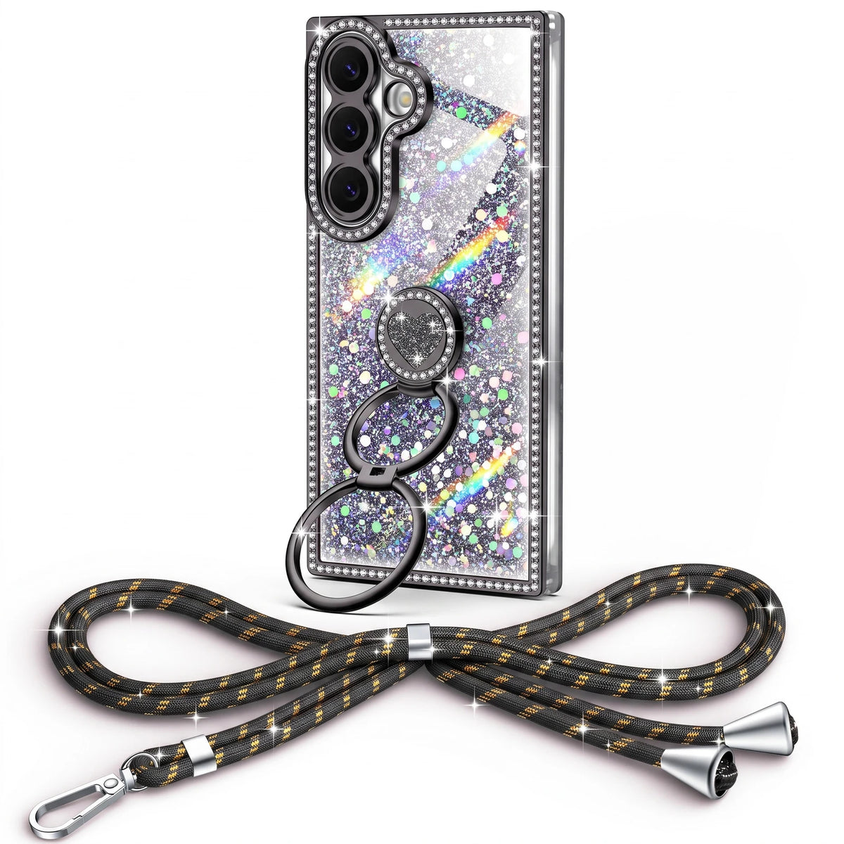 Sparkle Stones Black Galaxy S26