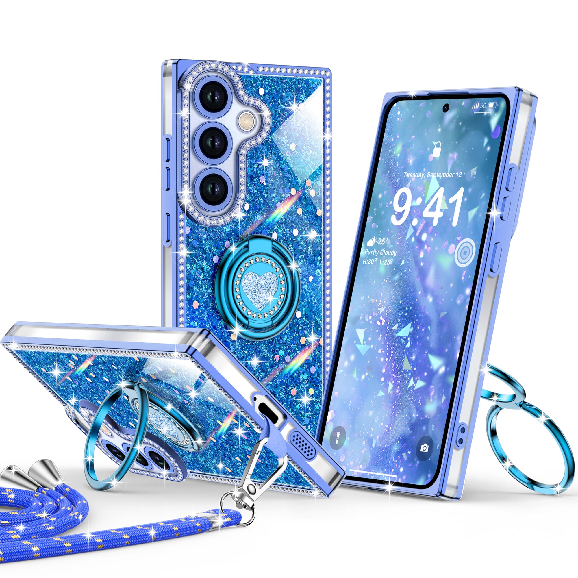 Sparkle Stones Phone Case For Samsung S26 Series