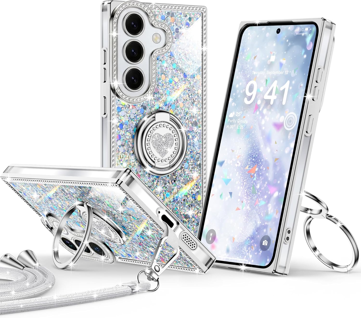 XYZ phone case for Samsung Galaxy S26 Plus in Silver — stylish and protective