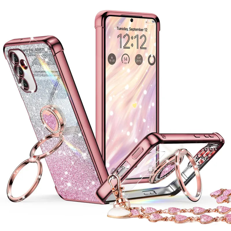 XYZ phone case for Samsung Galaxy S23 in Rose Gold — stylish and protective