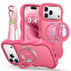 Trendy Wave Frame Set | iPhone 17 Pro Max - Hot Pink