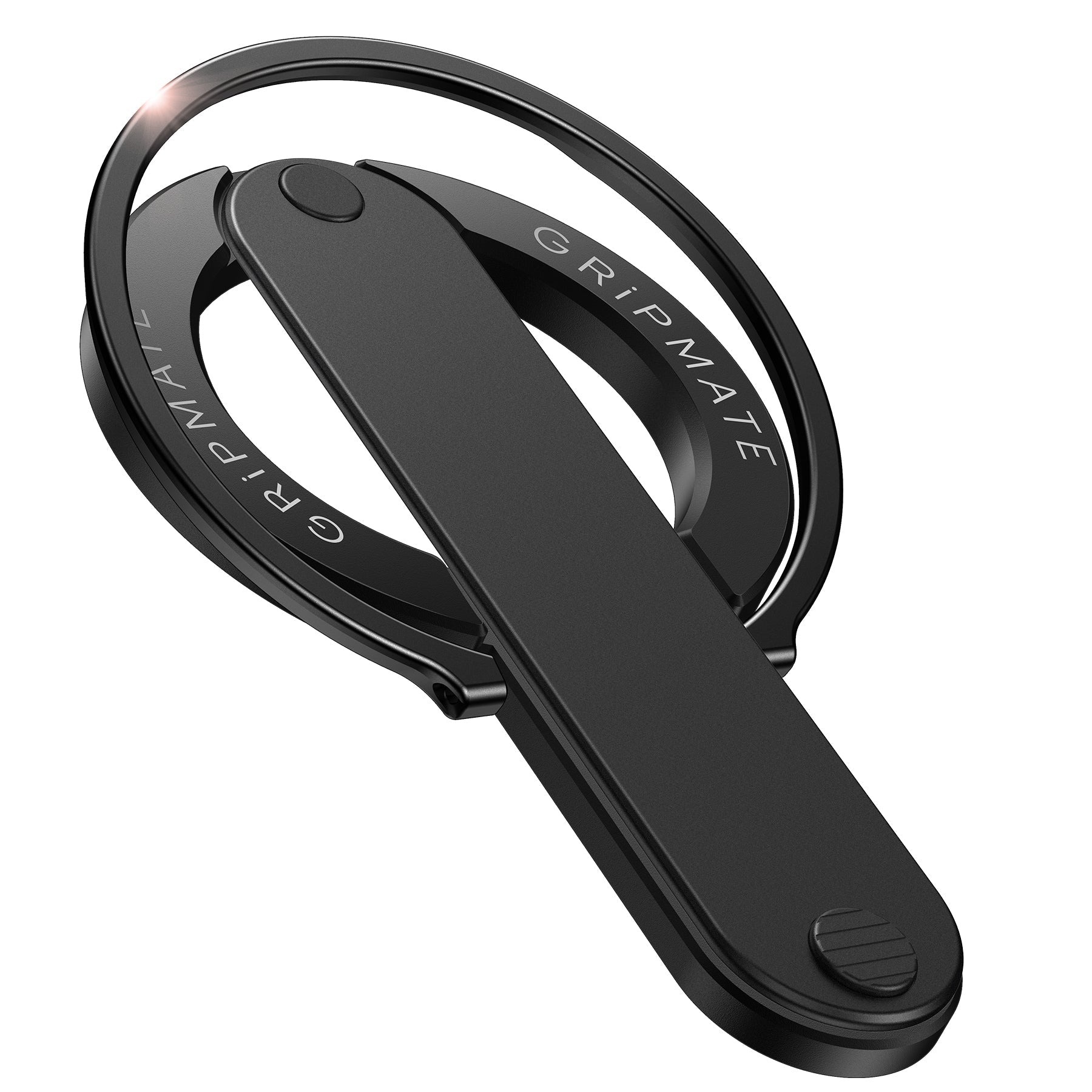 Black Gripmate 2 magnetic phone loop grip