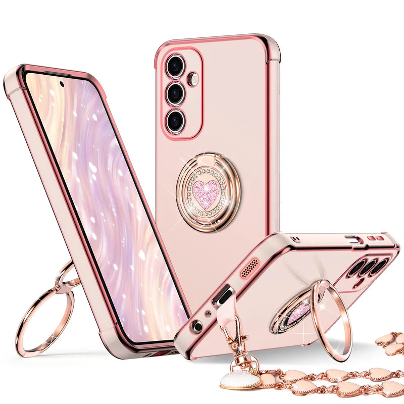 Classic Chrome Phone Case For Samsung A Series