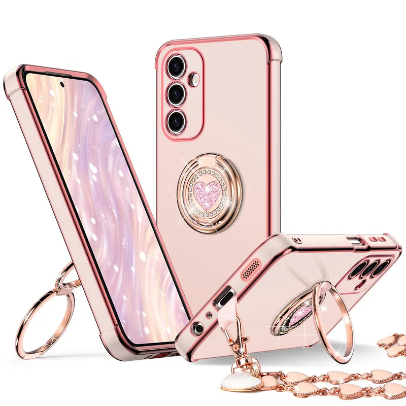 Classic Chrome Phone Case For Samsung A Series