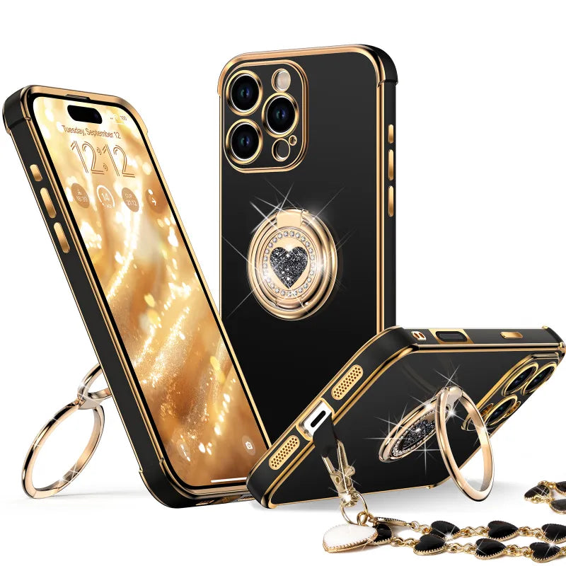 XYZ phone case for iPhone 16 Pro in Black — stylish and protective