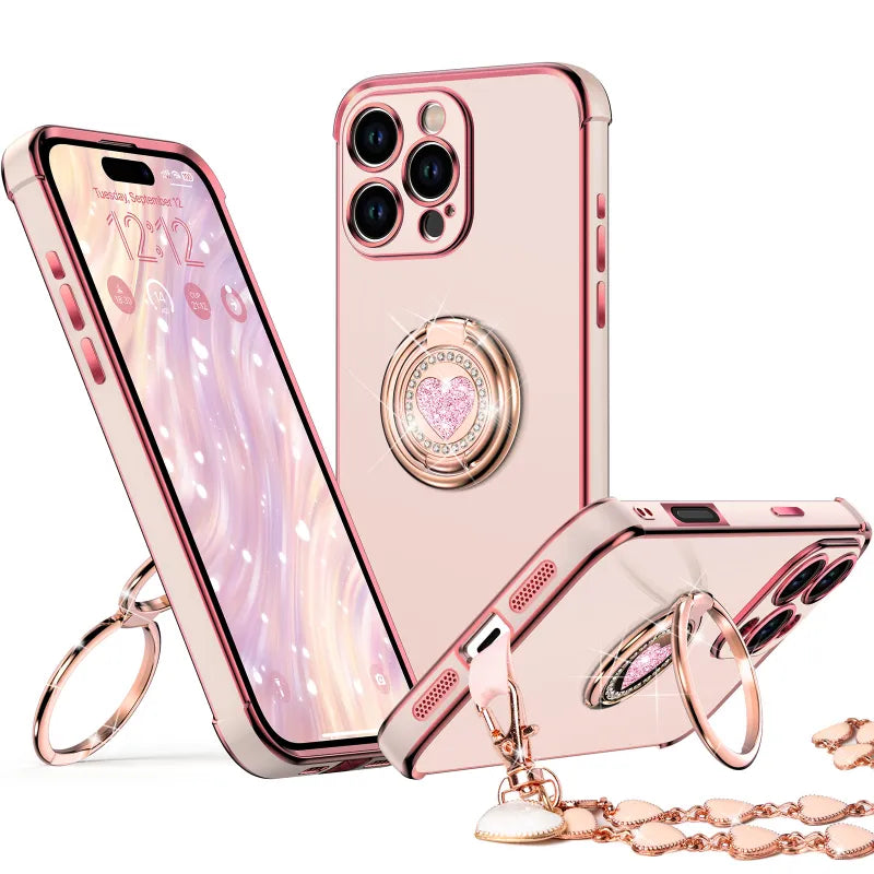 XYZ phone case for iPhone 16 Pro in Pink — stylish and protective