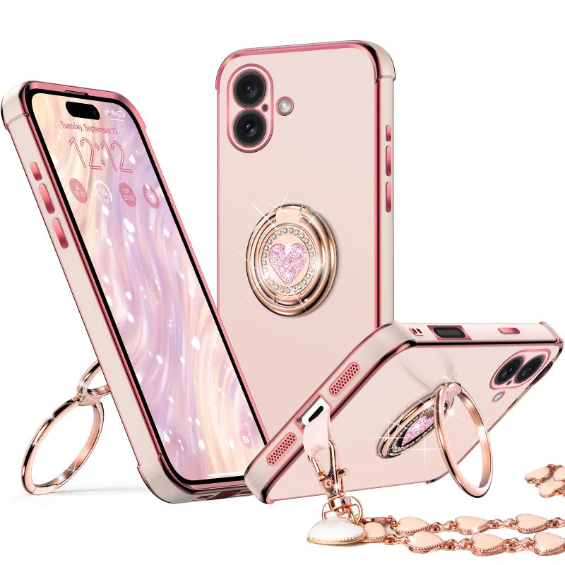 XYZ phone case for iPhone 16 Pro in Pink — stylish and protective