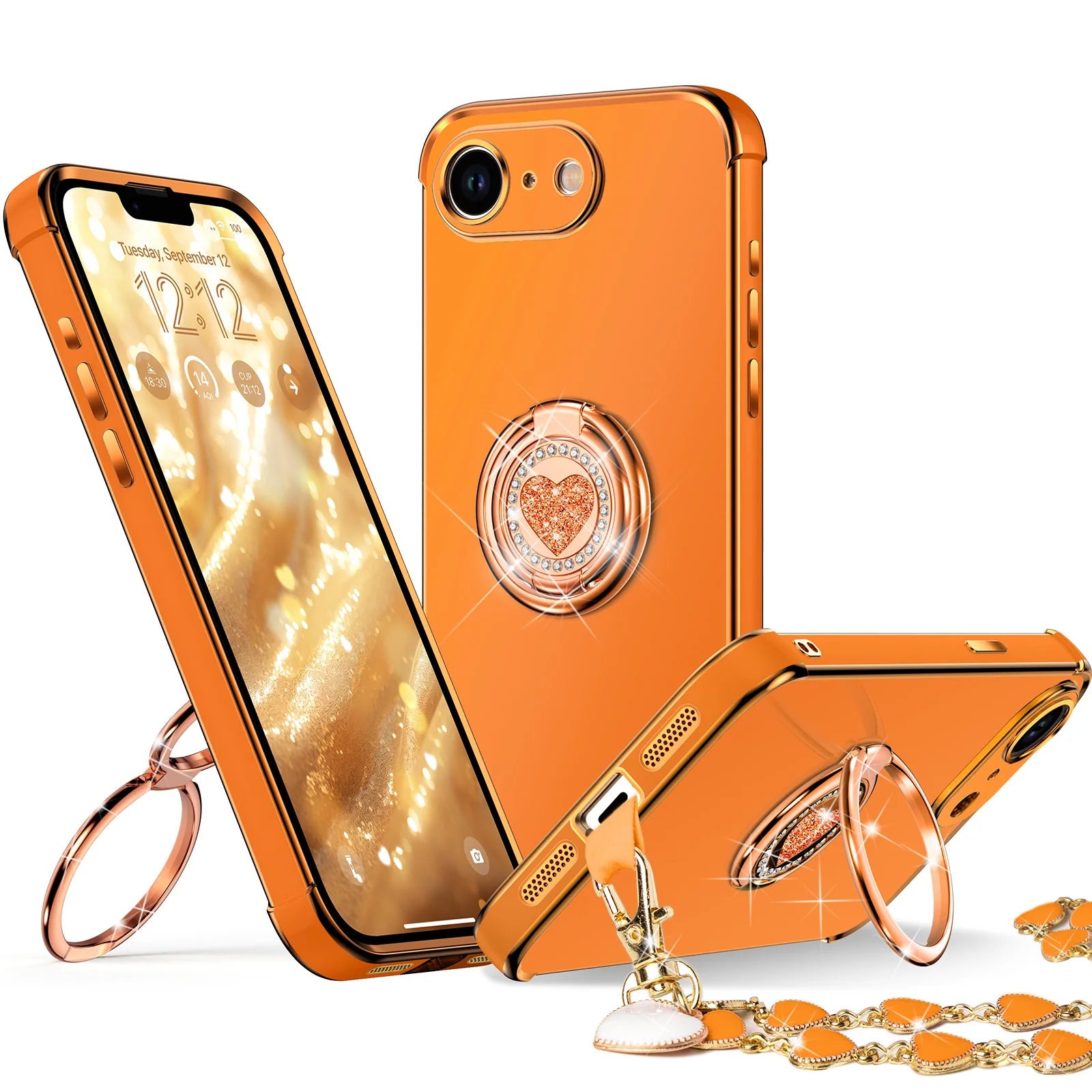 Classic Chrome iPhone 16e / SE4 in Orange