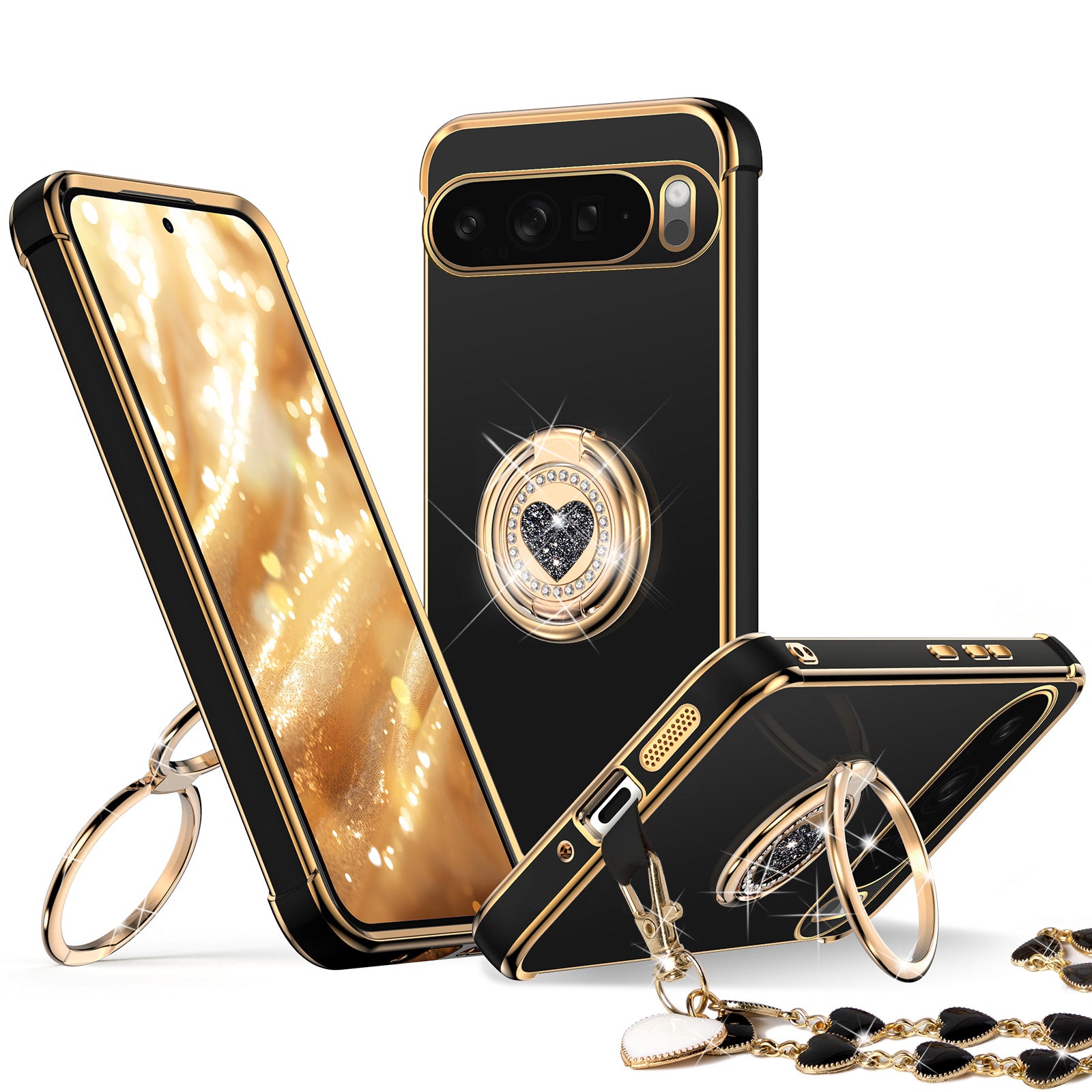 XYZ phone case for Google Pixel 9 Pro in Black — stylish and protective