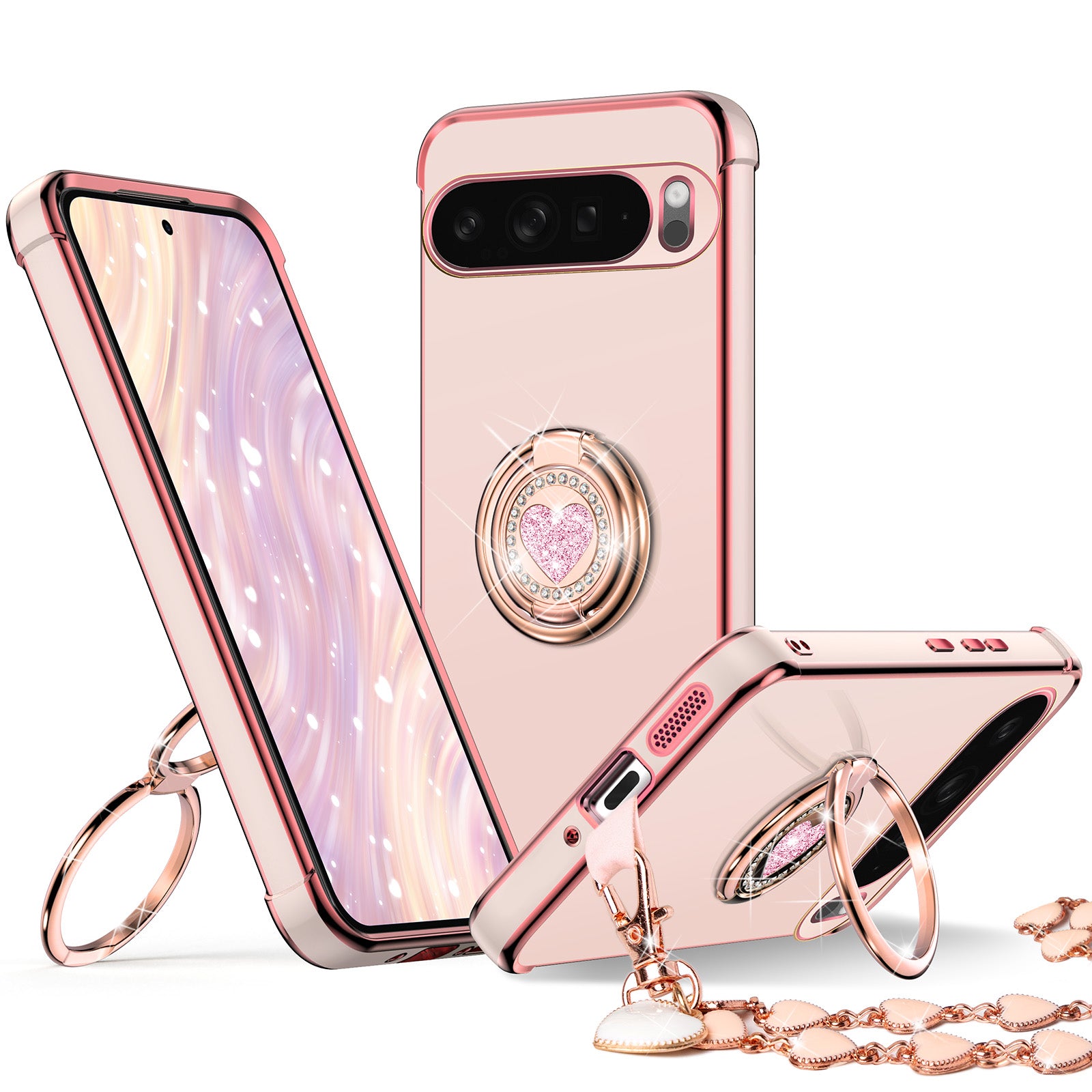 XYZ phone case for Google Pixel 9 Pro in Pink — stylish and protective