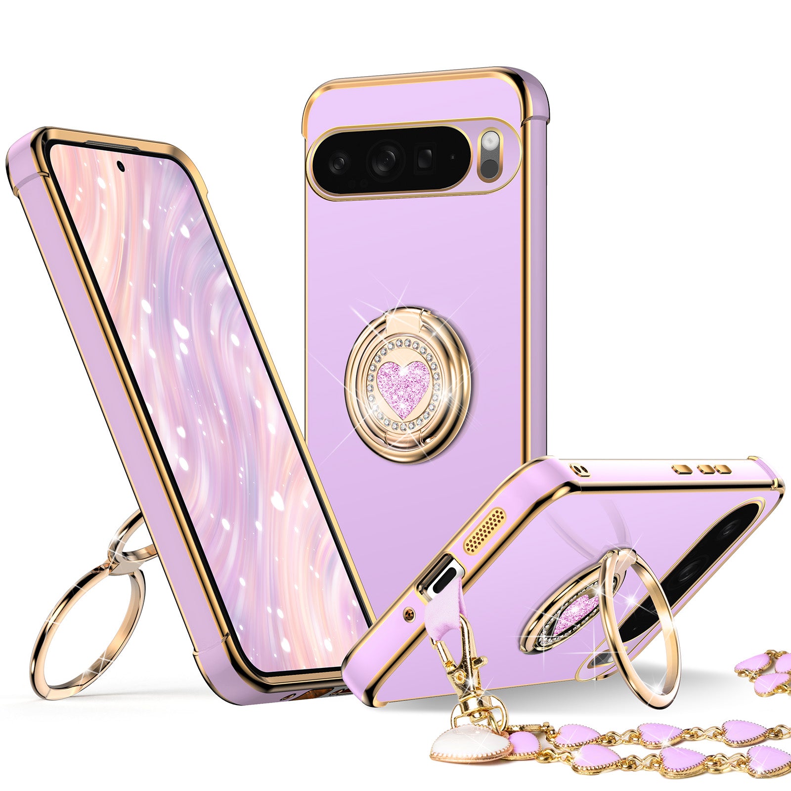 XYZ phone case for Google Pixel 9 Pro in Purple — stylish and protective