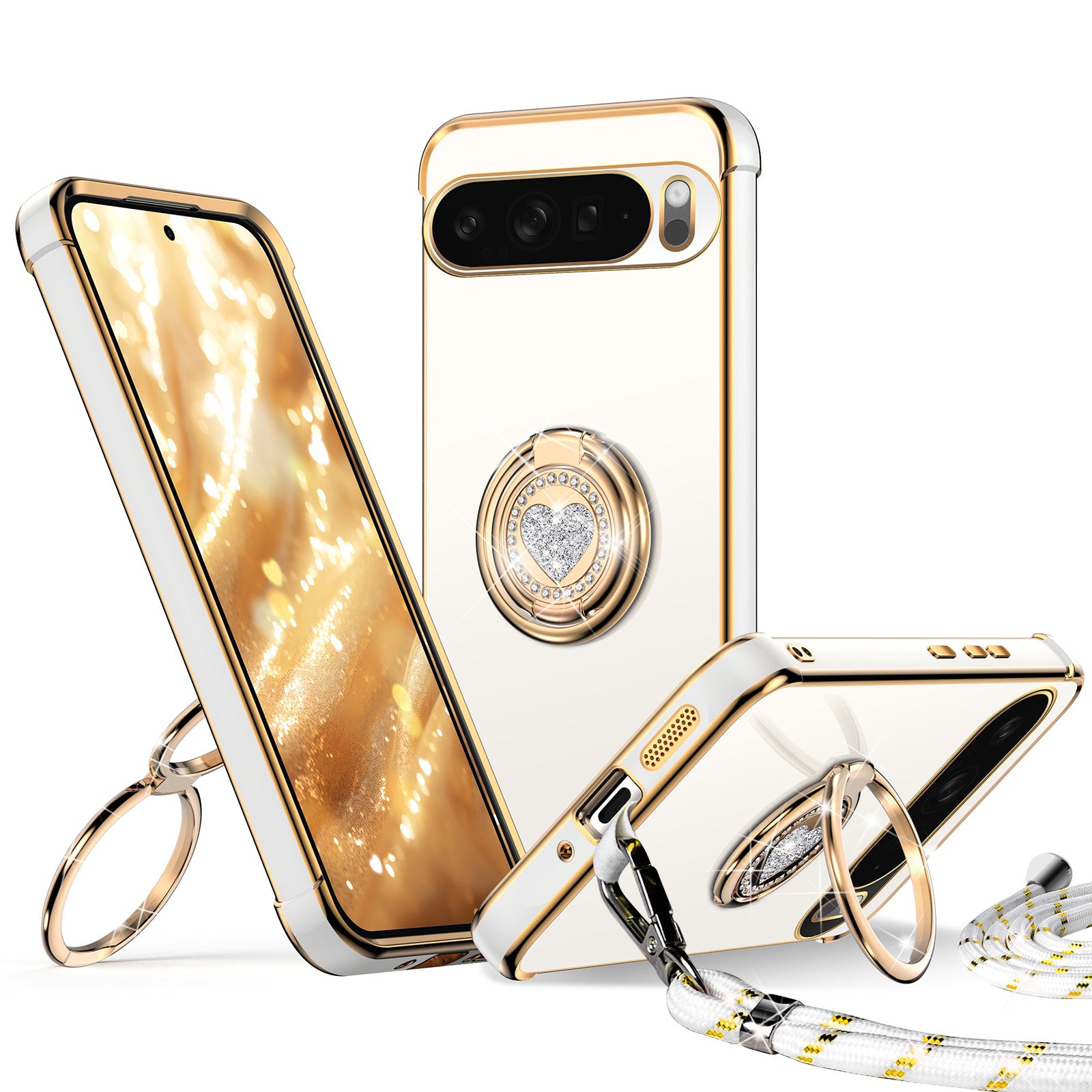 XYZ phone case for Google Pixel 9 Pro in White — stylish and protective
