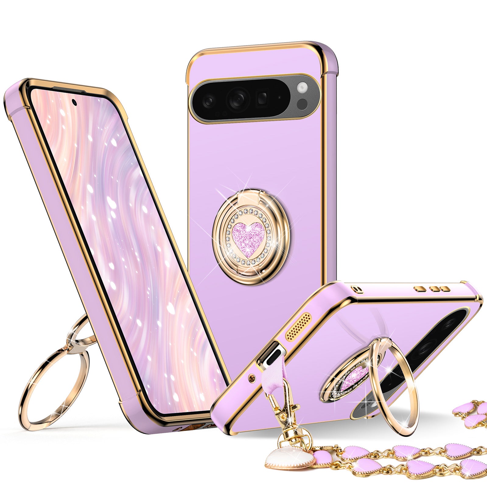 XYZ phone case for Google Pixel 9 Pro in Purple — stylish and protective