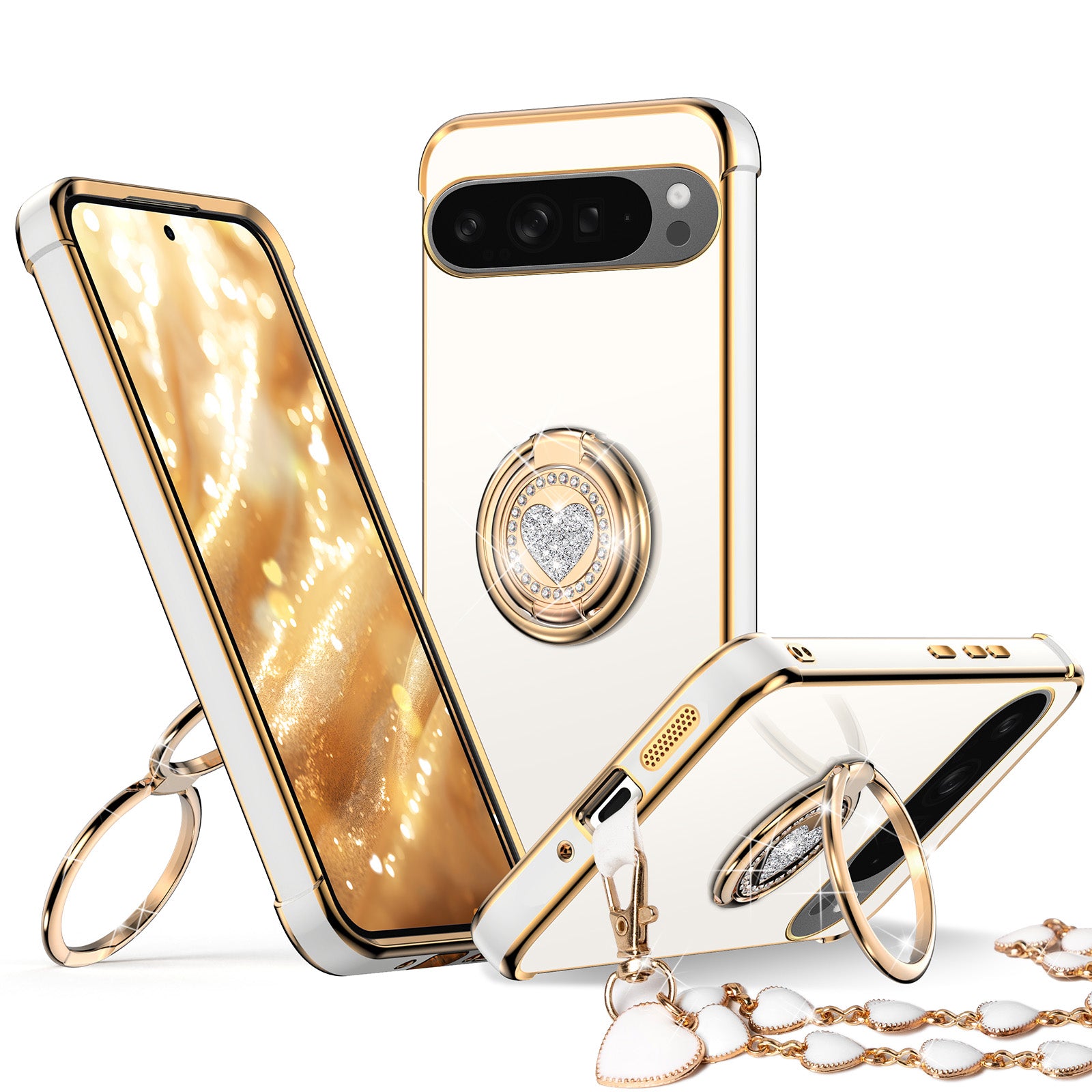 XYZ phone case for Google Pixel 9 Pro in White — stylish and protective