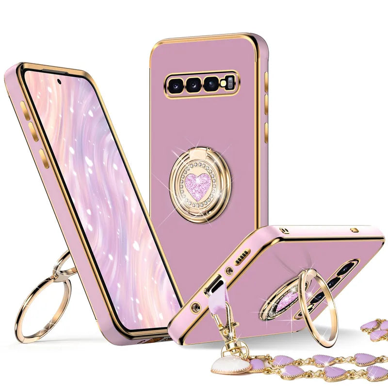 Classic Chrome Phone Case For Samsung S10 Series