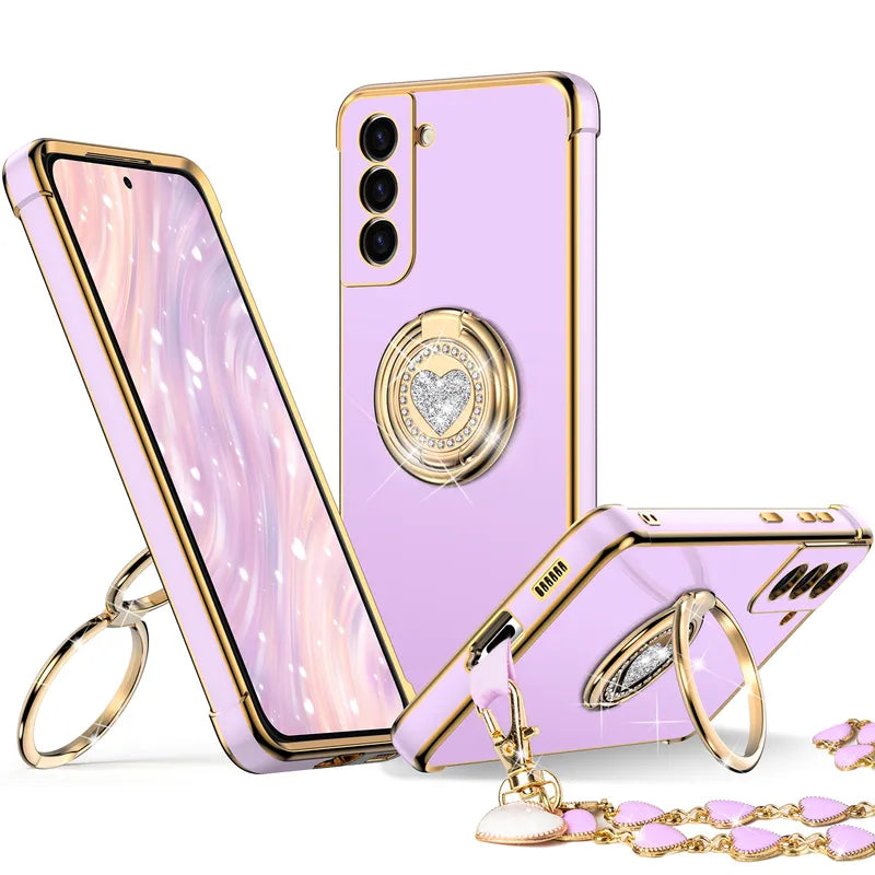 Classic Chrome Phone Case For Samsung S22 Series