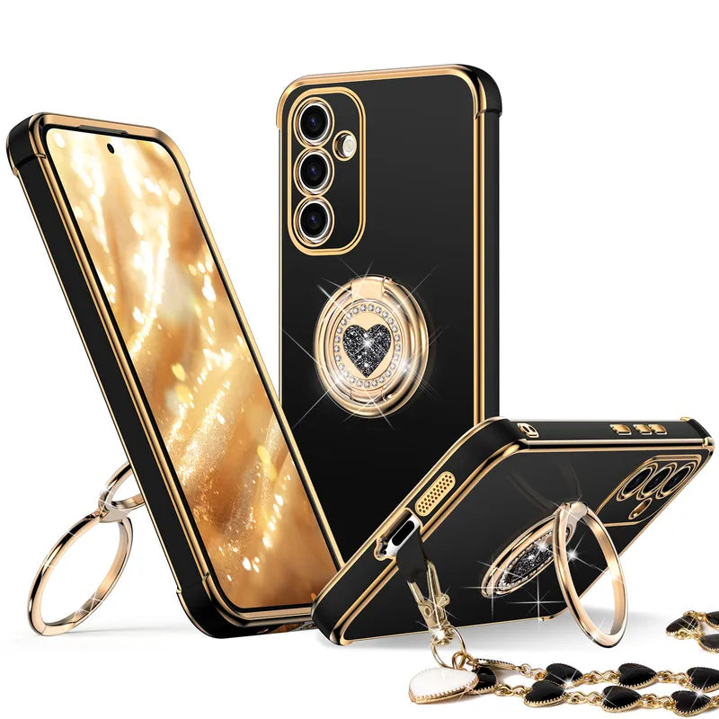 XYZ phone case for Samsung Galaxy S24 in Black — stylish and protective