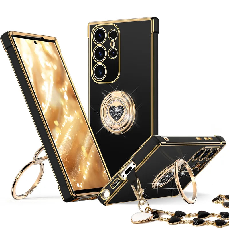 XYZ phone case for Samsung Galaxy S24 Ultra in Black — stylish and protective